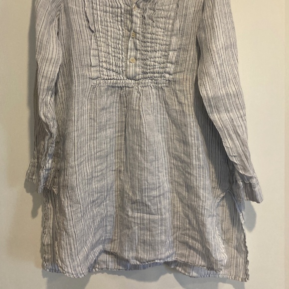 CP Shades Regina Linen Tunic / XS - Picture 3 of 4